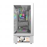 Carcasa pentru computer darkFlash DS950, Middle Tower, ATX, ITX, M-ATX, Display IPS 6 inch, 6 ventilatoare, Alb 4 - lerato.ro