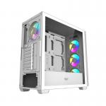 Carcasa pentru computer darkFlash DS900WS, Middle Tower, ATX, ITX, M-ATX, 4 ventilatoare ARGB, Alb 3 - lerato.ro