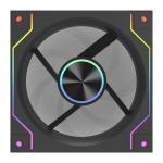 Ventilator de racire PC DarkFlash DM20 LINE, ARGB, 56 CFM, 32.5dB, Negru 2 - lerato.ro