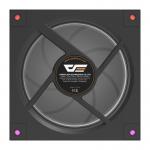 Ventilator de racire PC DarkFlash DM20 LINE, ARGB, 56 CFM, 32.5dB, Negru 7 - lerato.ro