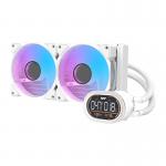 Cooler pentru procesor Darkflash DH240D v2, 3200 rpm, 59.1 CFM, ARGB, Alb 5 - lerato.ro