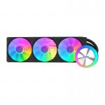 Cooler pentru procesor Darkflash DG360, 3000 rpm, 81.5 CFM, ARGB, Negru 2 - lerato.ro