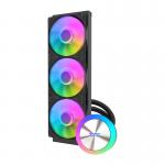 Cooler pentru procesor Darkflash DG360, 3000 rpm, 81.5 CFM, ARGB, Negru 4 - lerato.ro