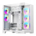 Carcasa pentru computer darkFlash TH285 Plus, Middle Tower, ATX, ITX, Micro ATX, 8 ventilatoare incluse, Alb 2 - lerato.ro