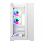 Carcasa pentru computer darkFlash TH285 Plus, Middle Tower, ATX, ITX, Micro ATX, 8 ventilatoare incluse, Alb 6 - lerato.ro