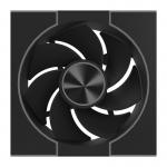 Ventilator de racire PC darkFlash DM8 LINE, 58 CFM, 1600 RPM, Negru 5 - lerato.ro