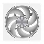 Ventilator de racire PC darkFlash DM8 LINE, 58 CFM, 1600 RPM, Alb 10 - lerato.ro