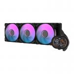 Cooler pentru procesor DarkFlash DH360D v2, 3200 rpm, 59.1 CFM, ARGB, Negru 2 - lerato.ro