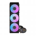 Cooler pentru procesor DarkFlash DH360D v2, 3200 rpm, 59.1 CFM, ARGB, Negru 4 - lerato.ro