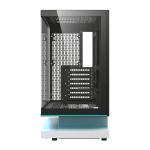 Carcasa pentru computer darkFlash F1, Middle Tower, ATX, ITX, Micro ATX, 6 ventilatoare incluse, Alb 6 - lerato.ro
