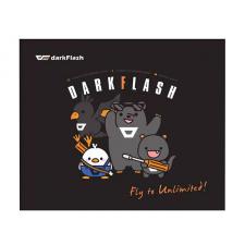 Mousepad gaming darkFlash 042131, 30 x 25 cm, Negru