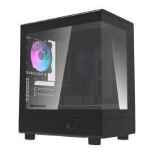 Carcasa pentru computer darkFlash DB330M, Mini Tower, M-ATX, ITX, 3 ventilatoare aRGB, Negru