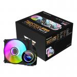 Cooler pentru procesor darkFlash DX120 V2.6, 1800 RPM, RGB, Negru 4 - lerato.ro