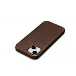 Carcasa iCarer Oil Wax Leather MagSafe compatibila cu iPhone 15 Plus Brown 6 - lerato.ro