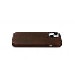 Carcasa iCarer Oil Wax Leather MagSafe compatibila cu iPhone 15 Plus Brown 9 - lerato.ro