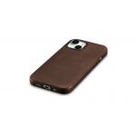 Carcasa iCarer Oil Wax Leather MagSafe compatibila cu iPhone 15 Plus Brown 4 - lerato.ro
