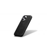 Carcasa iCarer Oil Wax Leather MagSafe compatibila cu iPhone 15 Pro Max Black 3 - lerato.ro
