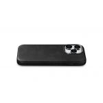 Carcasa iCarer Oil Wax Leather MagSafe compatibila cu iPhone 15 Pro Black 3 - lerato.ro