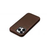 Carcasa iCarer Oil Wax Leather MagSafe compatibila cu iPhone 15 Pro Brown 8 - lerato.ro