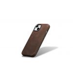 Carcasa iCarer Oil Wax Leather MagSafe compatibila cu iPhone 15 Brown 6 - lerato.ro