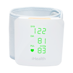 Tensiometru pentru incheietura iHealth VIEW BP7s, Indicatori privind nivelul tensiunii, Istoric masuratori, Oprire automata, Bluetooth 4.0, Display LED, Alb 14 - lerato.ro
