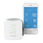 Tensiometru pentru incheietura iHealth VIEW BP7s, Indicatori privind nivelul tensiunii, Istoric masuratori, Oprire automata, Bluetooth 4.0, Display LED, Alb 17 - lerato.ro