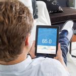 Cantar corporal smart iHealth FIT HS2S, Masurare 11 parametrii, Bluetooth 4.0, 4 baterii AAA, Display LED, Alb 3 - lerato.ro