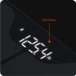 Cantar corporal smart iHealth Nexus Pro, Masurare 12 parametrii, Bluetooth, 4 baterii AAA, Display LED, Negru 8 - lerato.ro