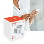 Tensiometru pentru incheietura iHealth Push, Indicatori privind nivelul tensiunii, Istoric masuratori, Oprire automata, Bluetooth 4.0, Display LCD, 2x AAA, Alb 5 - lerato.ro