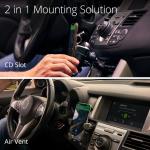 Suport auto universal iOttie Auto Sense Qi Wireless Air Vent / CD Slot Negru