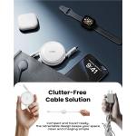 Set 2 cabluri retractabile pentru incarcare si transfer de date iOttie, 2x USB-C, 100W, 480Mbps, Alb 6 - lerato.ro