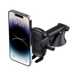 Suport auto iOttie Easy One Touch 6, Dashboard / Windshield Mount, Brat telescopic, Ajustabil, Negru