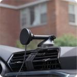 Suport auto universal iOttie Velox Mini Qi2, Magnetic MagSafe, Incarcare Wireless 15W, Dashboard / Windshield Mount, Negru 3 - lerato.ro