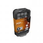 Tava pentru cuburi de gheata IceBreaker Nordic 4-in-1 POP 2.0, Capacitate 18 cuburi, Negru transparent 11 - lerato.ro