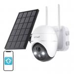 Camera de supraveghere ieGeek ZS-GX4S 5MP cu panou solar, Exterior, Full HD, 5200mAh, WiFi, Alb 3 - lerato.ro