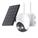 Camera de supraveghere ieGeek ZS-GX4S 5MP cu panou solar, Exterior, Full HD, 5200mAh, WiFi, Alb 2 - lerato.ro