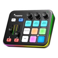 Mixer audio si placa de sunet Maono G1 Neo, RGB, Bluetooth 4.2, XLR, 2 x USB, Jack 3.5 mm, Negru