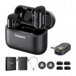 Kit microfon wireless Maono WM622 PC2, 2 TX si 1 RX, Carcasa incarcare inclusa, Raza actiune 100m, Autonomie 6h, USB-C, Negru 7 - lerato.ro