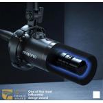 Microfon dinamic Maono PD200x, Cardioid, iluminat RGB,  USB-C, jack 3.5mm, XLR, Negru 4 - lerato.ro