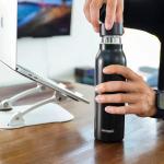 Termos smart Muggo, Mentinere temperatura 24h, Izolatie din inox oxidabil, 250 mAh, Afisaj LED, 600ml, Negru 6 - lerato.ro