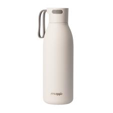 Termos smart Muggo, Functie de sterilizare UV, Mentine temperatura pana la 14h, Izolatie din inox oxidabil, Afisaj LCD, 750ml, Alb