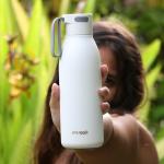 Termos smart Muggo, Functie de sterilizare UV, Mentine temperatura pana la 14h, Izolatie din inox oxidabil, Afisaj LCD, 750ml, Alb 14 - lerato.ro