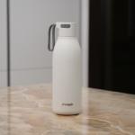 Termos smart Muggo, Functie de sterilizare UV, Mentine temperatura pana la 14h, Izolatie din inox oxidabil, Afisaj LCD, 750ml, Alb 7 - lerato.ro