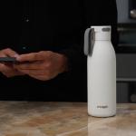 Termos smart Muggo, Functie de sterilizare UV, Mentine temperatura pana la 14h, Izolatie din inox oxidabil, Afisaj LCD, 750ml, Alb 8 - lerato.ro