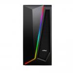 Carcasa PC gaming nJoy Motion, Middle Tower, placi de baza suportate ATX si Micro ATX, Iluminare RGB, Negru 6 - lerato.ro