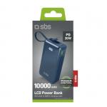Baterie externa SBS 10000 mAh, 20W, cablu USB-C, 1xUSB, 2xUSB-C, Dark Grey 3 - lerato.ro