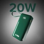 Baterie externa SBS 10000 mAh, 20W, cablu USB-C, 1xUSB, 2xUSB-C, Verde 5 - lerato.ro