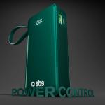 Baterie externa SBS 10000 mAh, 20W, cablu USB-C, 1xUSB, 2xUSB-C, Verde 6 - lerato.ro