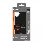 Carcasa SBS Full Active D3O compatibila cu iPhone 16, Negru 3 - lerato.ro