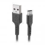 Cablu pentru incarcare si transfer de date SBS TECABLETC220K, USB-A la USB-C, 2m, Negru 2 - lerato.ro